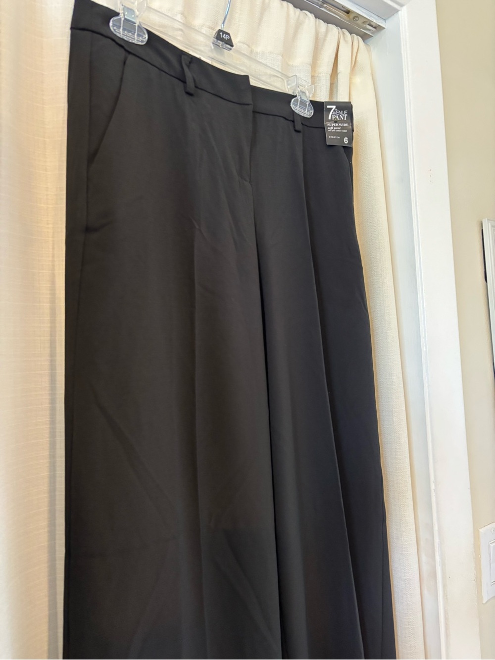 NWT NY & Company Super Wide-Leg Dress Pants, sz 6